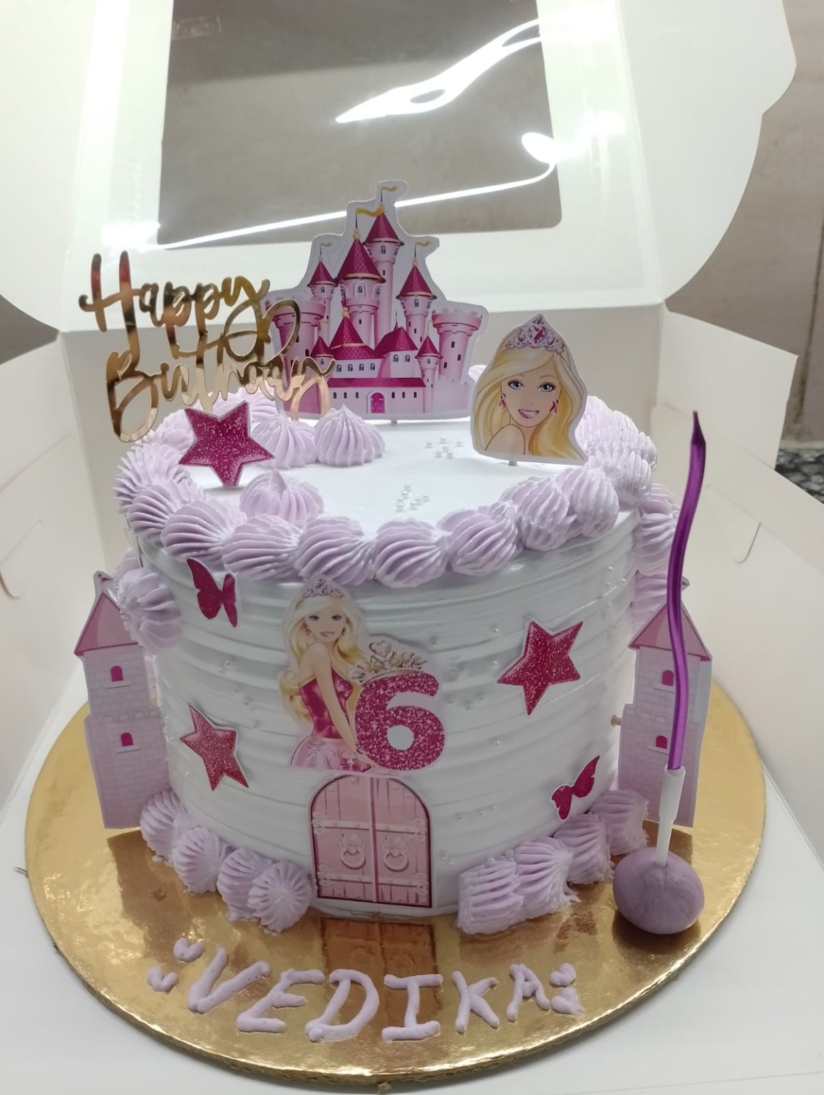 Barbie Castle Cake