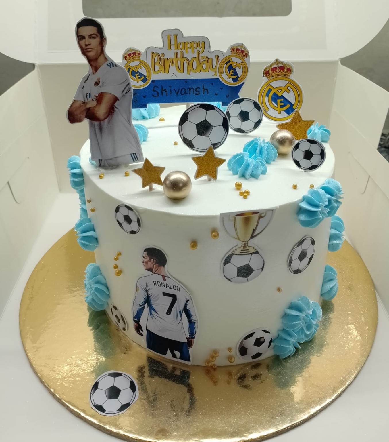 Football Ronaldo Cake