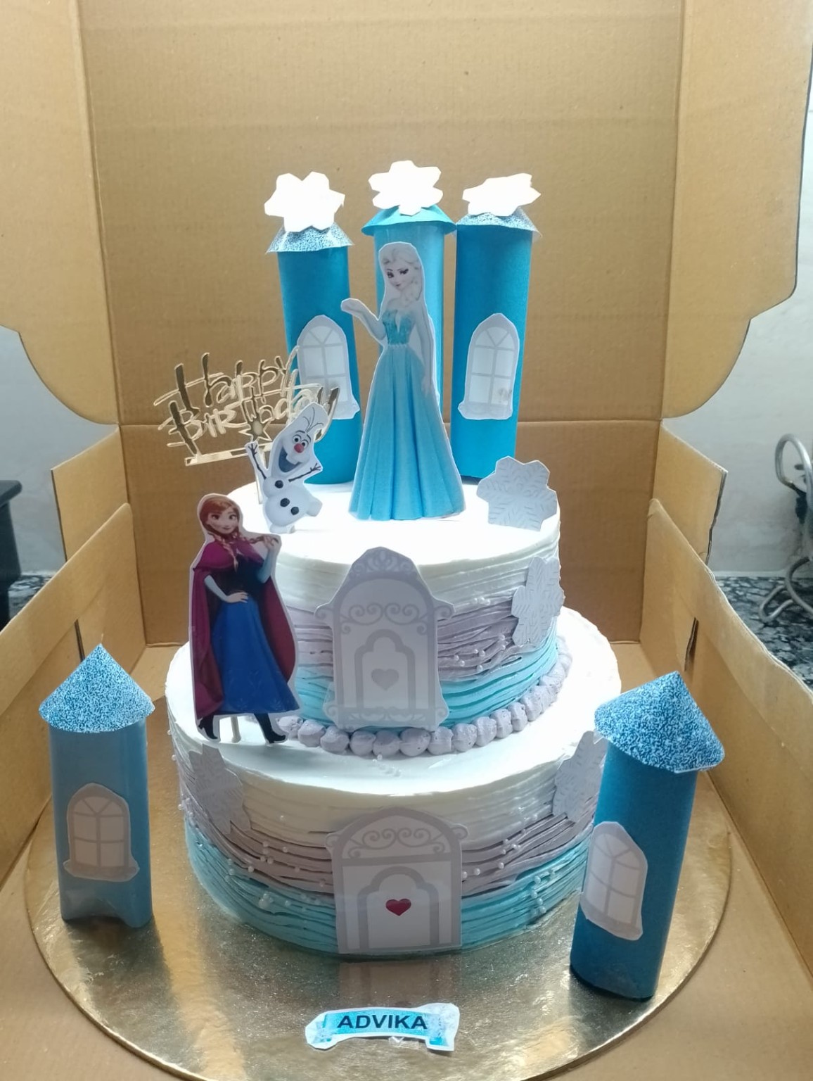 Frozen Elsa Cake