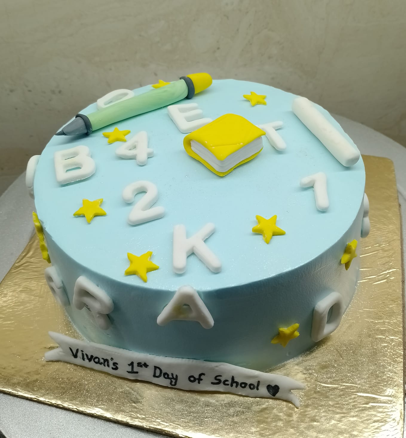 First Day of School Cake