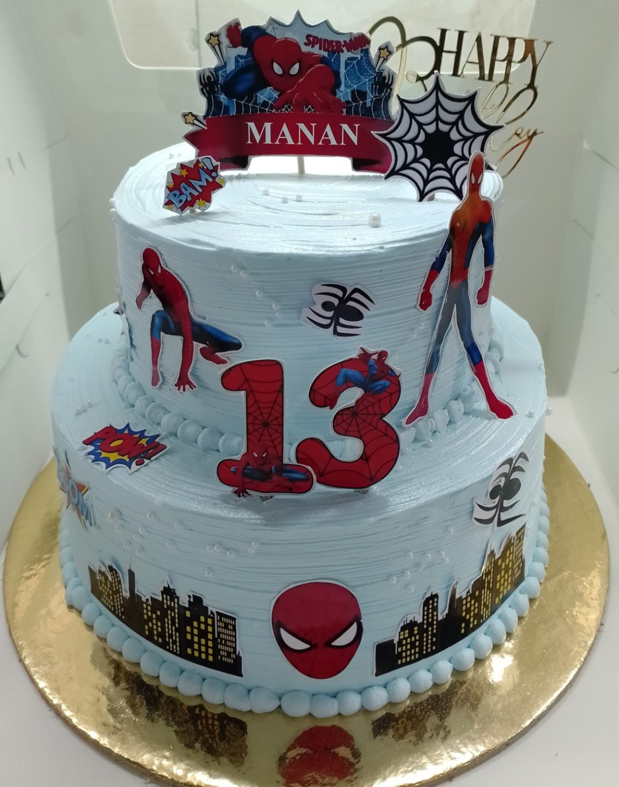 Spider-Man Theme Cake